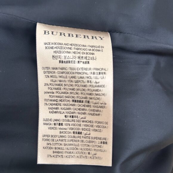 Burberry Wool Coat Size: US6 - Picture 6 of 8